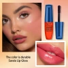 【 Cross-border Exclusive 】QICIY 3-color peel-off Lip Gloss Set, Non-fading and non-sticking cup peel-off lipstick Lip gloss wholesale Specification image